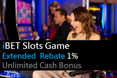 [iBET Malaysia] Slot Games EXTENDED REBATE 1% Unlimited Bonus