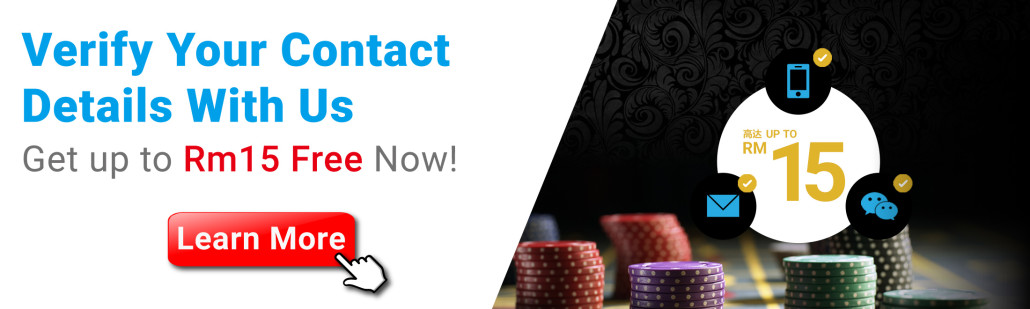 iBET Online Casino Verify and Get RM 15 For Free!