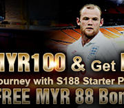 [S188 Malaysia] Deposit MYR100 and get MYR188!