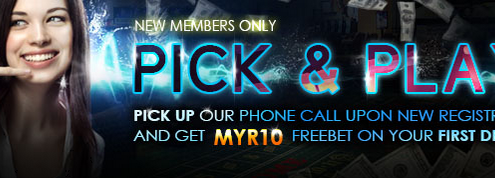 [9Club Malaysia] Pick & Play by New Members Only