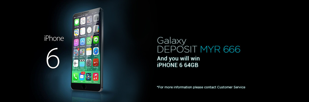 [Galaxy Malaysia] DEPOSIT MYR 666 iPHONE 6 64GB