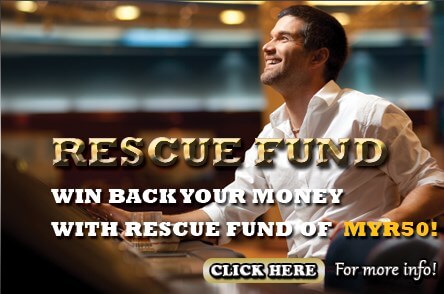 MBA66 Malaysia Online Casino Rescue Fund MYR50.
