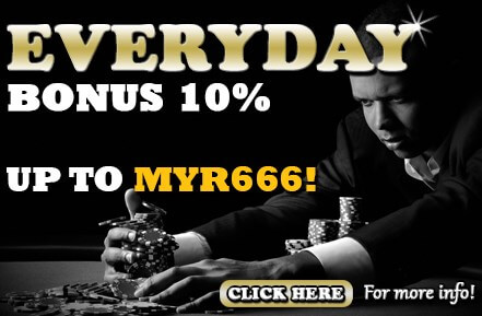 MBA66 Online Casino Malaysia Promotion 10% Bonus