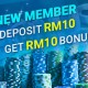 iBET Malaysia Online Casino Welcome Bonus Deposit RM10 Free RM10