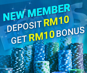 iBET Malaysia Online Casino Welcome Bonus Deposit RM10 Free RM10