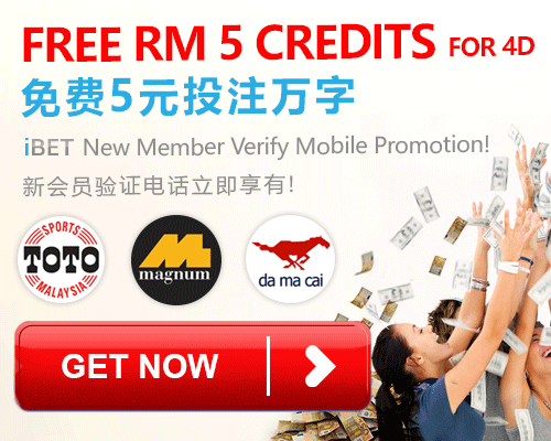 Casino588 recommend iBET New Member Get Free RM5