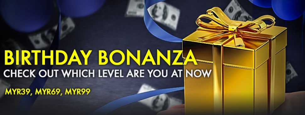 9club Online Casino Malaysia Birthday Bonanza