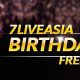 7liveasia Online Casino Birthday Bonanza Freebet