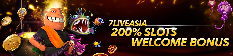 7liveasia Online Casino 200% Slots Welcome Bonus