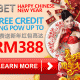 Happy CNY Free Credit Ang Pao On iBET Online Casino Malaysia