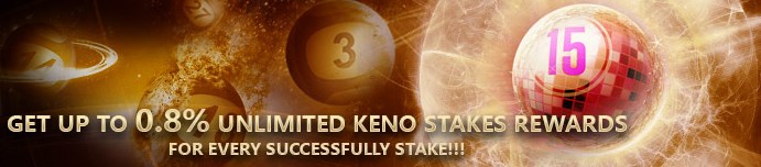 S188 Casino Online get up to 0.8% keno stakes