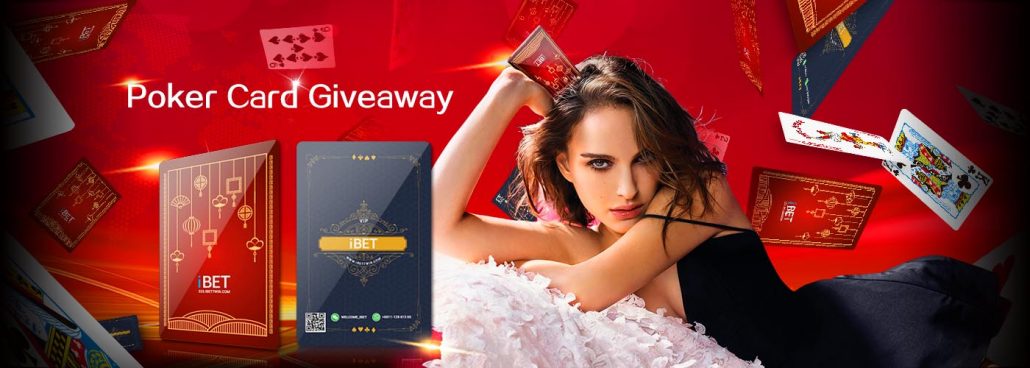iBET Win Poker Game Card Lucky Draw Giveaway