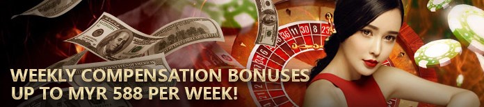 S188 Casino Online Weekly Compensation Bonuses