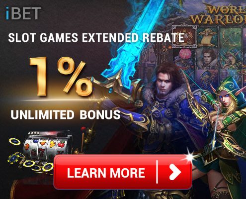 [iBET Malaysia]Slot Games Rebate Bonus 1%