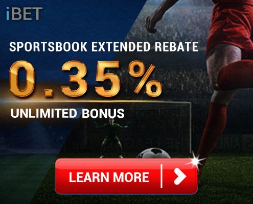 [iBET Malaysia]Sports Book Rebate 0.35% Bonus